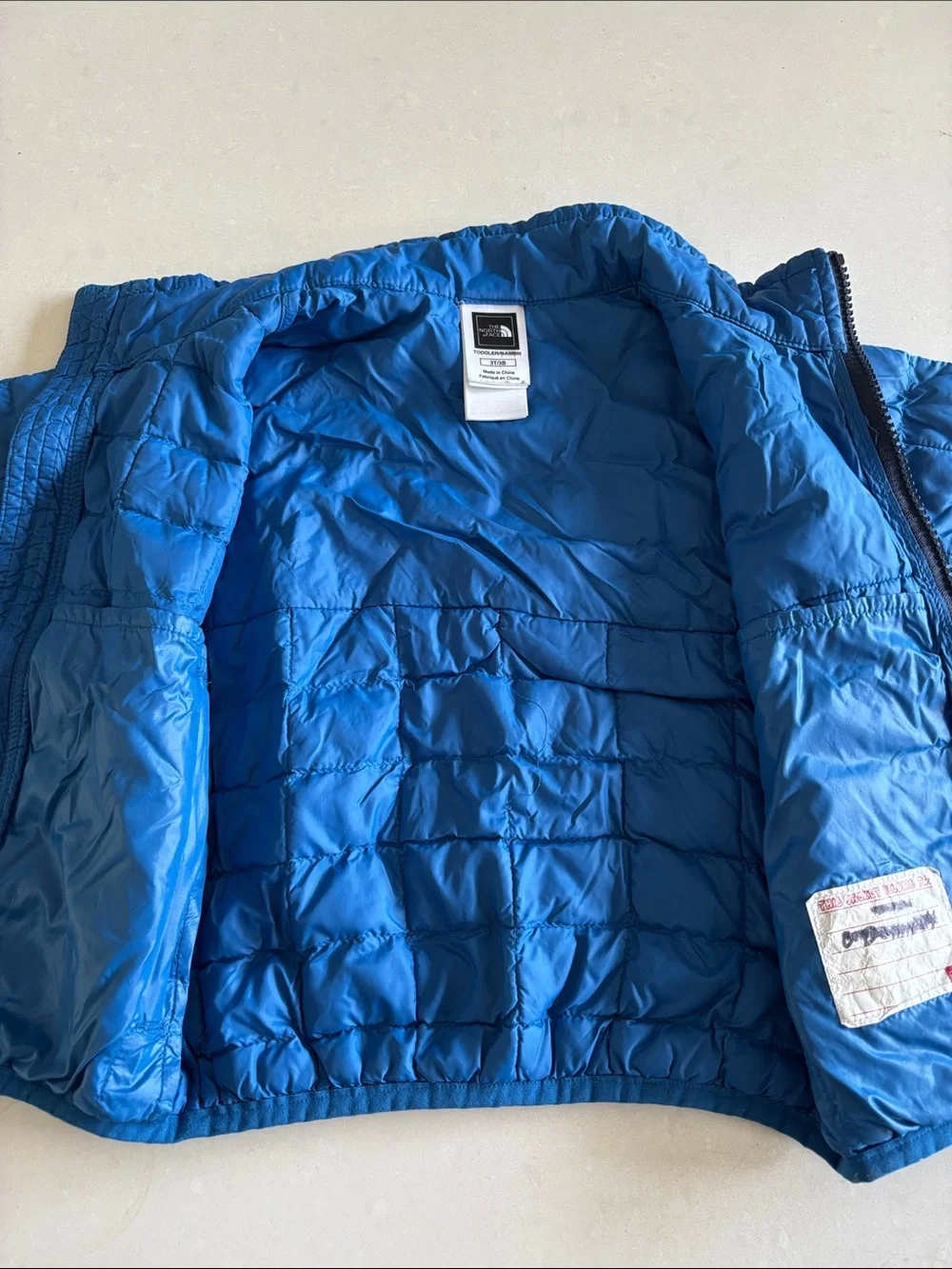 The North Face Kids Bright Blue Quilted Puffer Jacket
